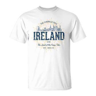 Ireland Retro Style Vintage Ireland T-Shirt - Seseable