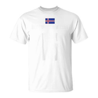 Isländische Namen Fußball Island Sauf Trikot Mallorca T-Shirt - Seseable