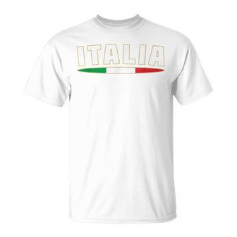 Italia 2021 Jersey Italian Flag Italy T-Shirt - Thegiftio UK