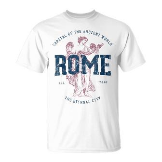 Italy Vacation Souvenir Vintage Rome T-Shirt - Monsterry UK