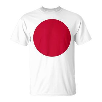 Japan Rising Sun Japanese Flag Nisshoki Hinomaru T-Shirt - Monsterry