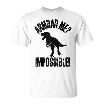 Jiu-Jitsu T Rex Armbar Me Bjj Dinosaur Humor T-Shirt - Monsterry CA