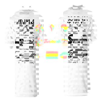 Junenth God Says I Am Celebrating Black Freedom 1865 T-Shirt - Thegiftio UK