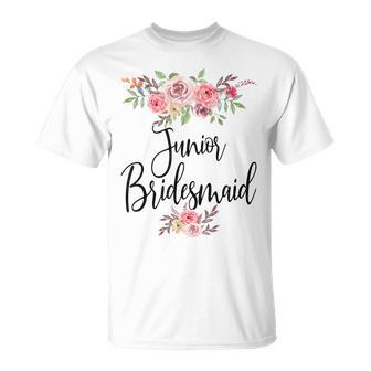 Junior Bridesmaid Wedding Bridal Party T-Shirt - Monsterry