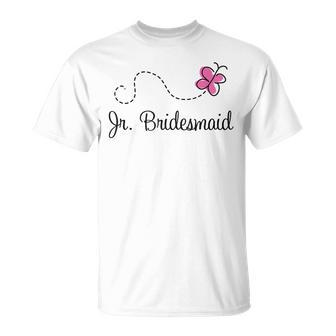 Junior Bridesmaid Wedding Girls Bridal Party T-Shirt - Monsterry
