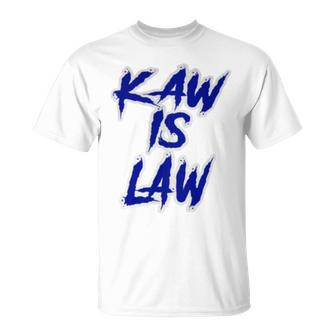 Kakaw Is Law Battlehawks St Louis Football Tailgate T-Shirt | Mazezy