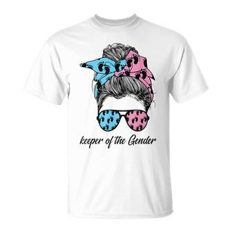 Keeper Of The Gender Gender Reveal Party T-Shirt - Monsterry UK
