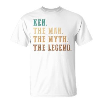 Ken The Man The Myth The Legend Personalized Ken T-Shirt - Thegiftio UK