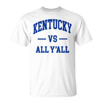 Kentucky Vs All Y'all Throwback Classic T-Shirt - Seseable