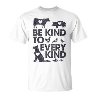 Be Kind To Every Kind Animals Lover T-Shirt - Monsterry DE