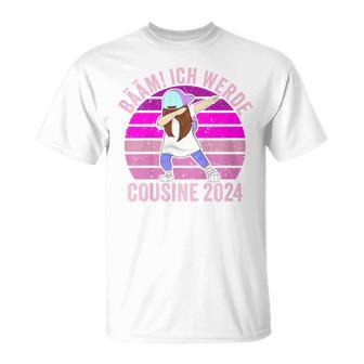 Kinder Bääm Ich Werde Cousin 2024 T-Shirt - Seseable