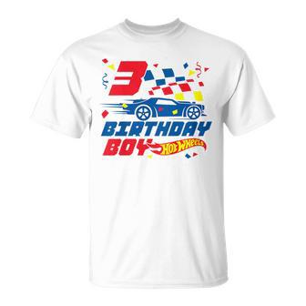 Kinder Hot Wheels – Junge Zum 3 Geburtstag T-Shirt - Geschenkecke