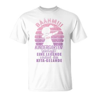 Kinder Kindergarten Geschafft 2024 Kita Absolvent 2024 T-Shirt - Geschenkecke