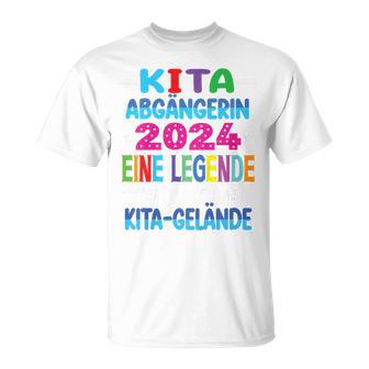 Kinder Kita Abgänger 2024 Eine Legendeerlässt Das Kita Gelände T-Shirt - Geschenkecke