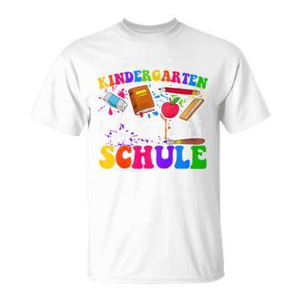 Kinder Mach's Gut Kindergarten Ich Rocke Jetzt Die Schule T-Shirt - Geschenkecke