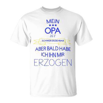 Kinder Opa Erziehen Kinder T-Shirt - Seseable