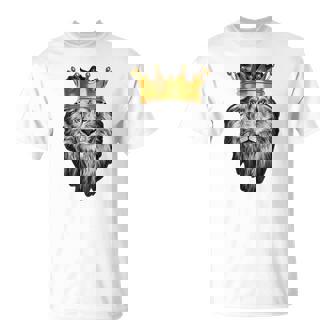 King Lion Gold Crown Shirt T-Shirt - Thegiftio UK