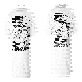Kiss More Boys Gay Cowboys Kissing For Gay Pride T-Shirt | Seseable CA