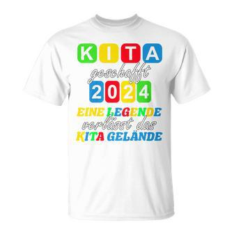 Kita Abgänger 2024 T-Shirt, Legende verlässt Gelände - Seseable