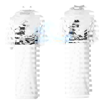 La Gran Ola De Arte Japonés De Kanagawa Hokusai Sin Mangas Camiseta unisex - Regaloses