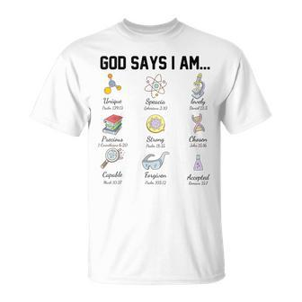 Lab Tech God Says I Am Lab Week 2024 Medical Assistant T-Shirt - Monsterry DE