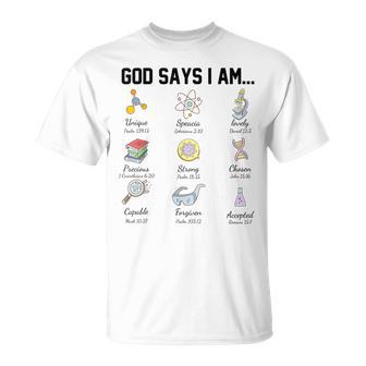 Lab Tech God Says I Am Lab Week 2024 Medical Assistant T-Shirt - Monsterry AU