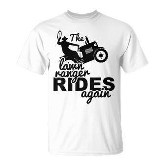 The Lawn Ranger Rides Again Cute Lawn Caretaker T-Shirt - Monsterry AU