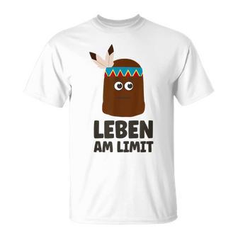 Leben Am Limit Schaumkiss Schokokiss Indian Gray S T-Shirt - Seseable