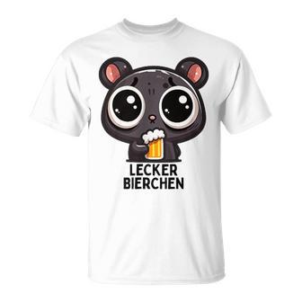 Lecker Bierchen Sad Hamster Meme T-Shirt - Geschenkecke