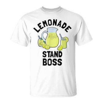 Lemon Juice Lemonade Stand Boss T-Shirt - Monsterry UK