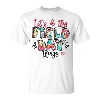 Let's Do This Field Day Thing Colors Quote Tie Dye Boys 2023 T-Shirt - Monsterry AU