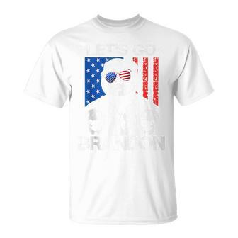 Let's Go Brandon Pro Trump 2024 Flag Anti Joe Biden T-Shirt - Thegiftio UK