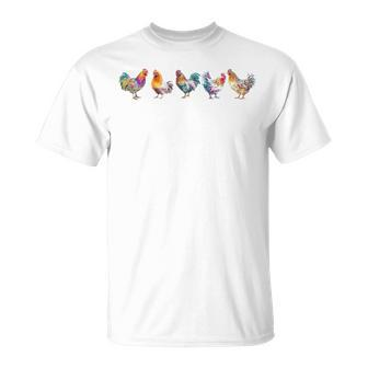 Lgbt Rainbow Chicken Pride Animal Lover Equality Lgbt T-Shirt - Monsterry UK