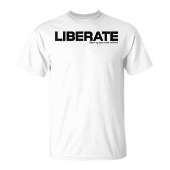 Liberate Otaku Japanese Anime Inspired Liberate By Asj T-Shirt - Thegiftio UK