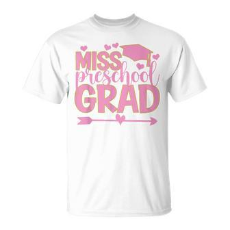 Lil Miss Preschool Grad Graduation Last Day Preschool T-Shirt - Monsterry DE