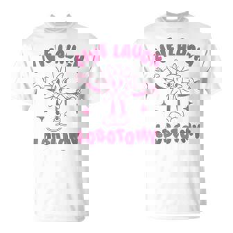 Live Laugh Lobotomy Flower T-Shirt - Monsterry