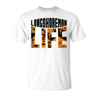 Longshoreman Life Dock Worker Laborer Dockworker T-Shirt - Monsterry DE