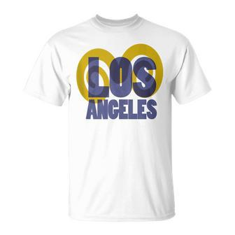 Los Angeles Ram Up La Football Navy Blue La Super Fan Gear T-Shirt - Monsterry