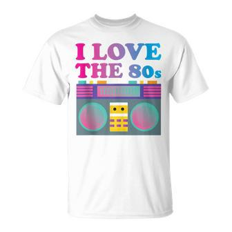 I Love The Eighties This Is My 80S Costume Vintage Retro T-Shirt - Monsterry DE