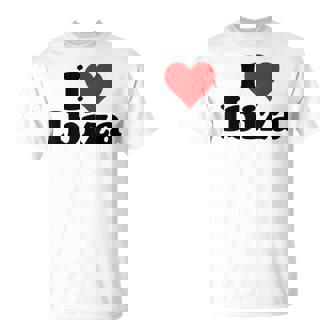 I Love Heart Ibiza España Islas Baleares Camiseta unisex - Regaloses