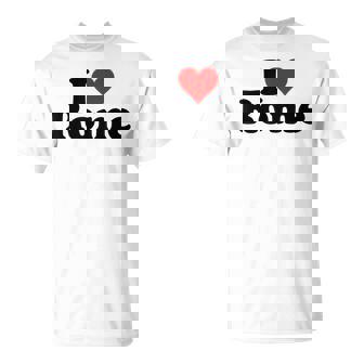 I Love Heart Roma Italia Camiseta unisex - Regaloses