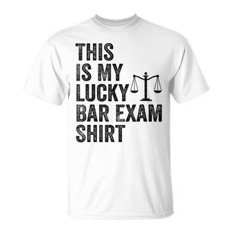 This Is My Lucky Bar Exam Lucky Bar Exam T-Shirt - Seseable