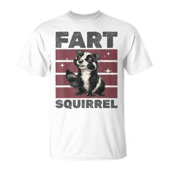 Lustiges Stinktier Furz Eichhörnchen T-Shirt - Seseable