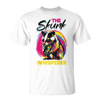Lustiges Stinktier The Skunk Whisperer T-Shirt - Seseable