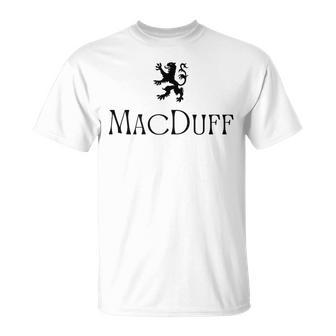 Macduff Clan Scottish Family Name Scotland Heraldry T-Shirt - Seseable