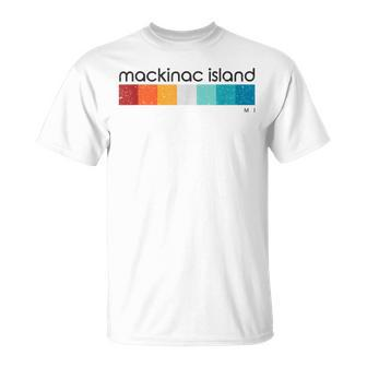 Mackinac Island Mi Vintage Retro T-Shirt - Monsterry
