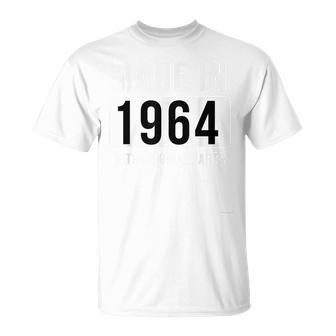 Made In 1964 T Born In 1964 Birthday T-Shirt - Thegiftio UK
