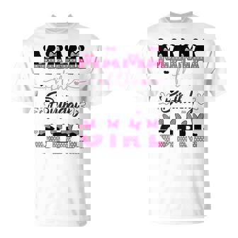 Mama Of The Birthday Girl Mouse Family Matching Party T-Shirt - Seseable