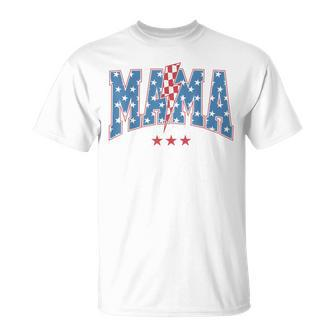 Mama Dada Mini 4Th Of July American Family Matching T-Shirt - Monsterry AU