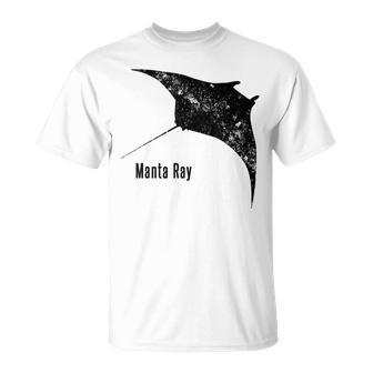 Manta Ray Vintage Manta Ray T-Shirt - Monsterry AU